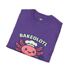 Bakeolotl Baking Axolotl T-Shirt - Funny Baker Chef Pie Whisk Kitchen Cooking Pastry Baker Tee