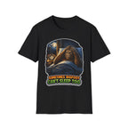 Sometimes Bigfoot Can't Sleep Too Funny Insomnia T-Shirt | Cryptid Companions Collection by PetPulse