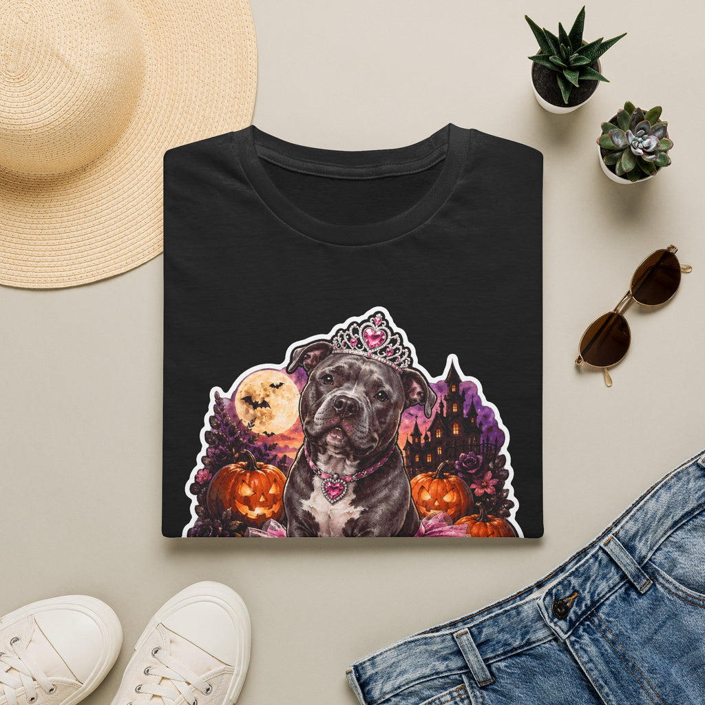 Princess of Darkness and Belly Rubs Pit Bull T-Shirt | Halloween Pet T-Shirts Collection by PetPulse