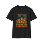 Chimes And Cheeks Christmas T-Shirt - Funny Vintage Woodland Squirrel Carolers Holiday Music Xmas Tee