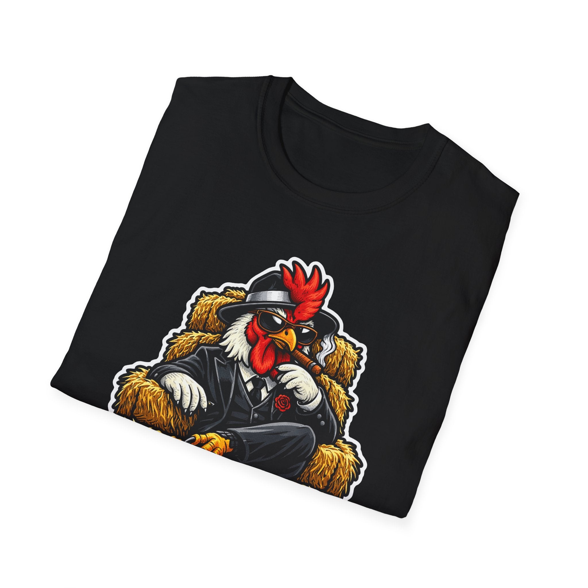 The Pecking Order Funny Boss Rooster T-Shirt | Hay Bale Throne Chicken Graphic Tee for Chicken Owners | PetPulse