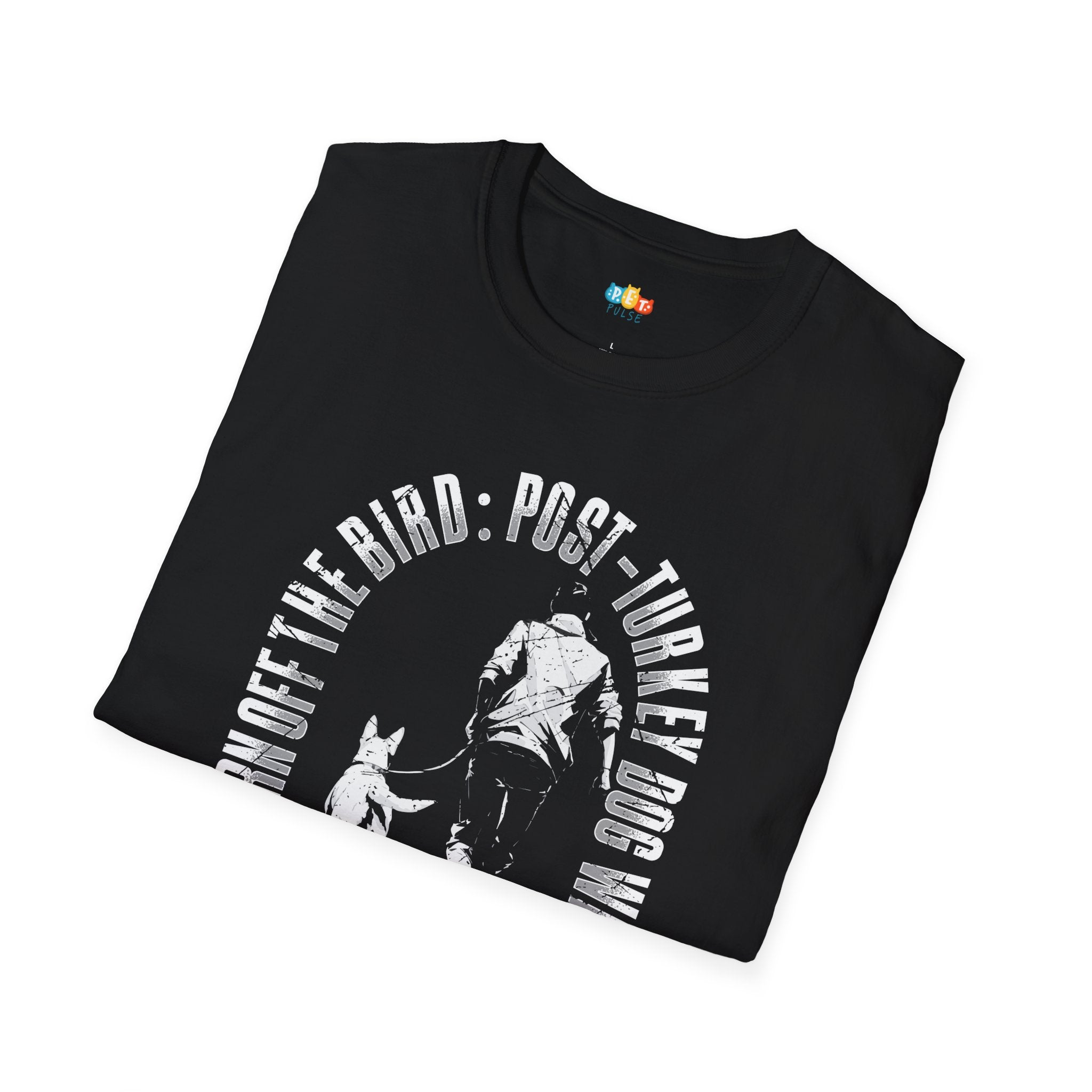 Burn Off The Bird Post-Turkey Dog Walk Champion T-Shirt - Funny Thanksgiving Pet Owner Holiday Fitness Graphic Tee