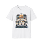 My Poodle Is an Astronaut Funny Poodle Space Pilot T-Shirt | Cosmic Encounters Collection by PetPulse