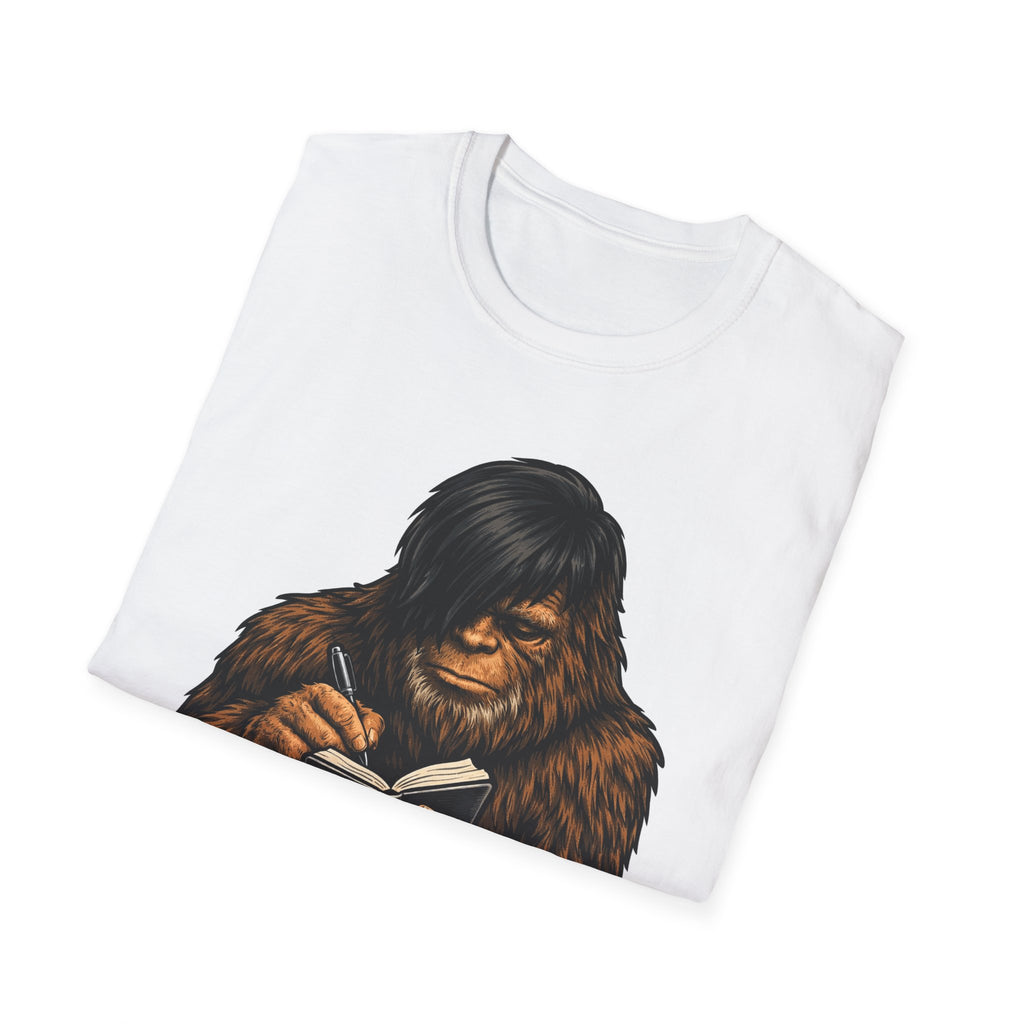 Deep Woods Depression Funny Emo Bigfoot T-Shirt | Cryptid Companions Collection by PetPulse