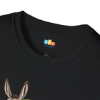 My Therapist Is A Donkey T-Shirt - Funny Farm Life Rural Country Living Donkey Therapy Animal Graphic Tee