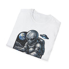 Celestial Harvest Time Funny Alien Moon Farmer T-Shirt | Cosmic Encounters Collection by PetPulse