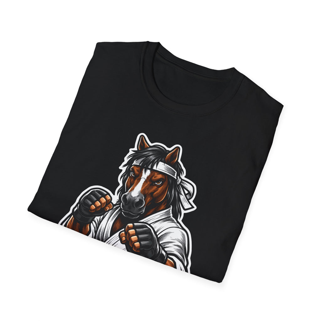 I Know Horse-Fu Action Hero Horse T-Shirt | Karate Martial Arts Horse Graphic Tee | Mane Event Collection by PetPulse