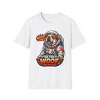 The First Woof on Mars Funny English Bulldog Astronaut T-Shirt | Cosmic Encounters Collection by PetPulse