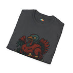 Zombie Turkeys Give No Thanks T-Shirt - Funny Thanksgiving Horror Halloween Undead Bird Graphic Tee