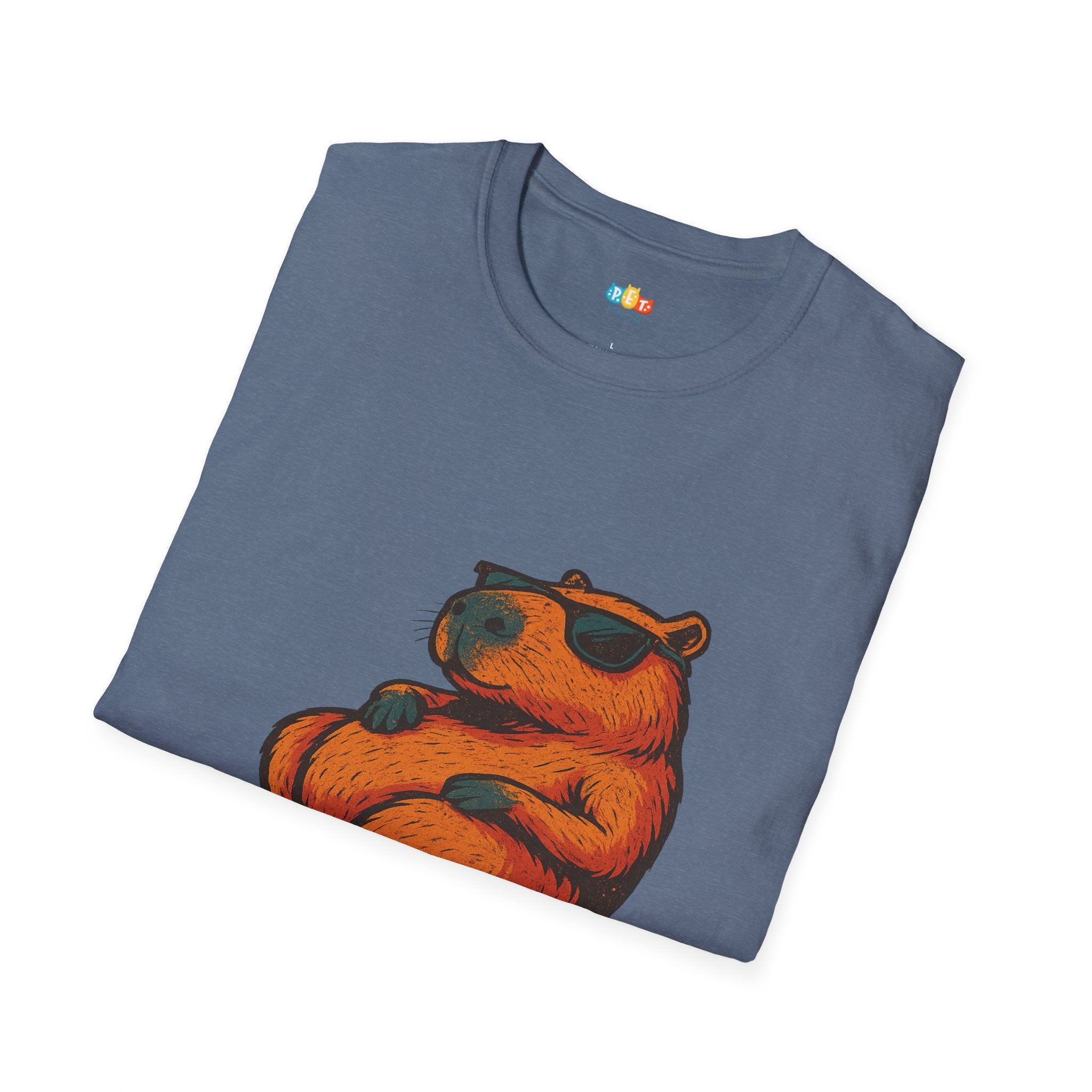 Capy-Diem Cool Capybara Sunglasses T-Shirt - Funny Chill Vibes Seize The Day Animal Lover Graphic Tee