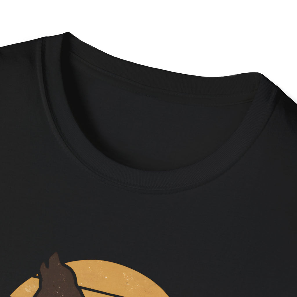 Wolf Silhouette at Sunset T-Shirt
