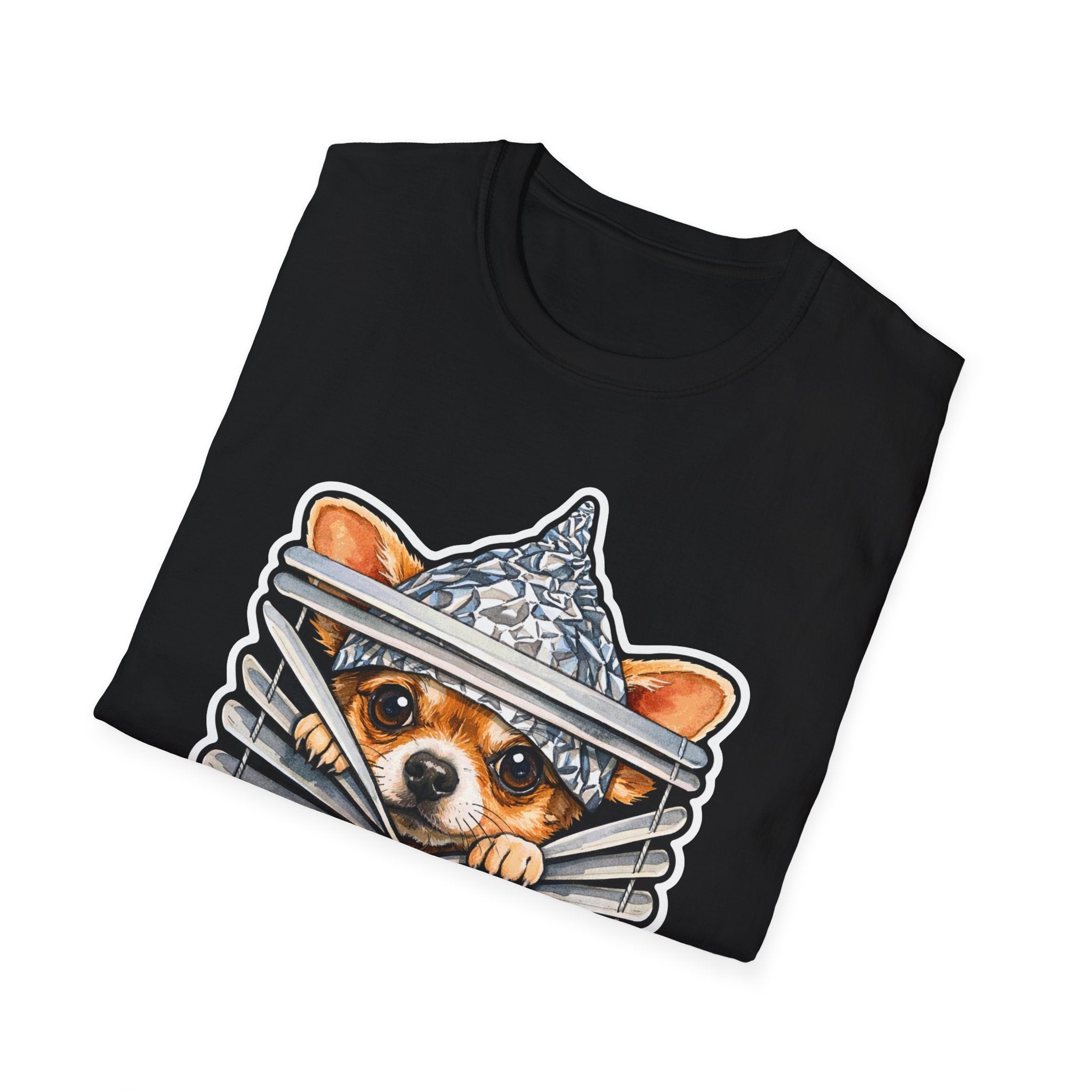 Big Vet Is Watching You Funny Conspiracy Chihuahua T-Shirt | Pet-Spiracy Theorist Collection by PetPulse