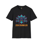 Zen Crawler Tarantula T-Shirt - Funny Mandala Spider Meditation Arachnid Pet Owner Gift Tee