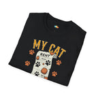 My Cat Pays Rent In Judgement My Dog T-Shirt - Funny Multi Pet Owner Cat Dog Payment System Humor Tee