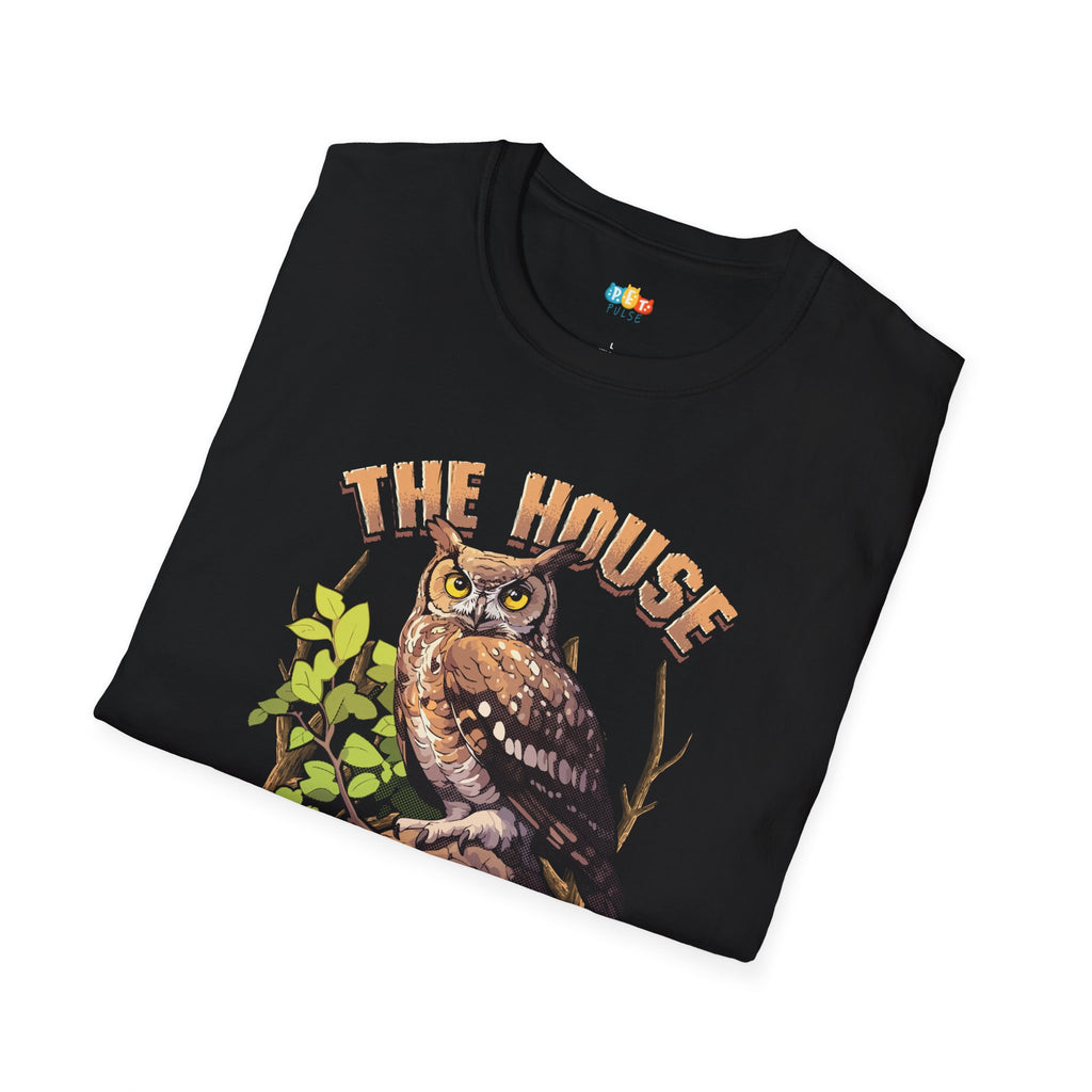 The House Is Quiet Except For Zooms And Existential Crisis T-Shirt - Funny Owl Night Owl Humor Tee