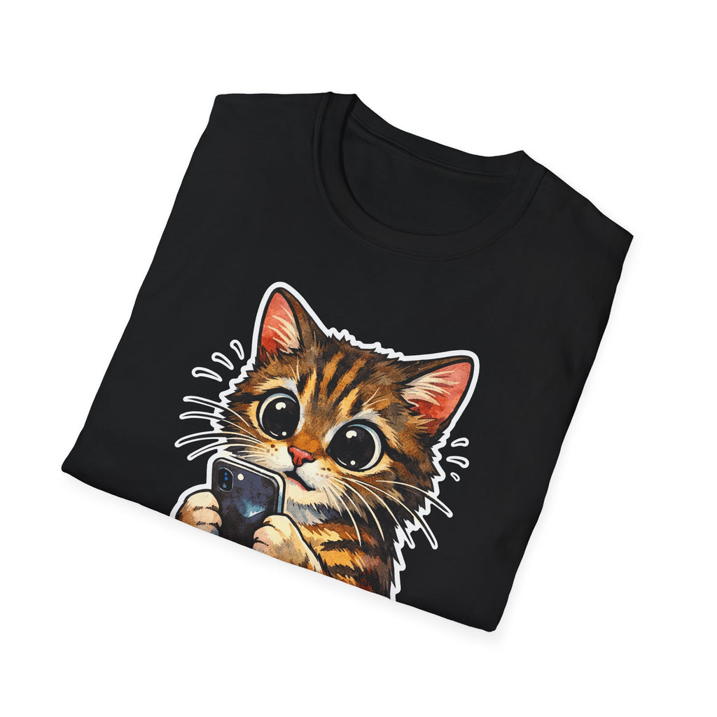This Timeline Smells Wrong Funny Suspicious Cat T-Shirt | Tech Pack Collection by PetPulse