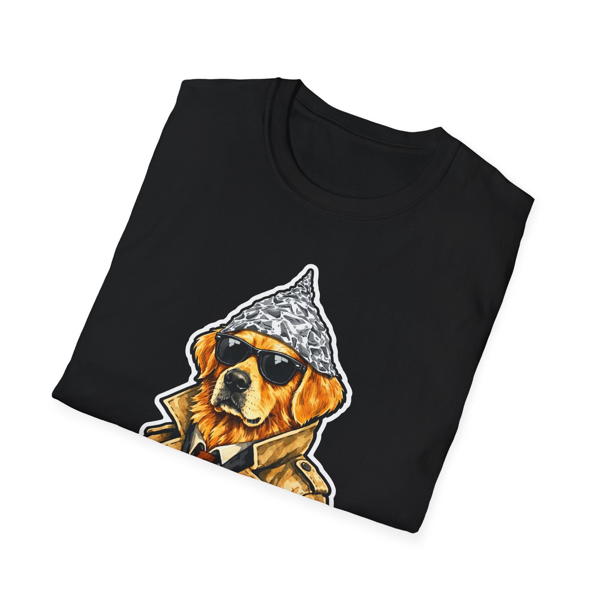 The Vet Is a Lie Funny Conspiracy Golden Retriever T-Shirt | Pet-Spiracy Theorist Collection by PetPulse