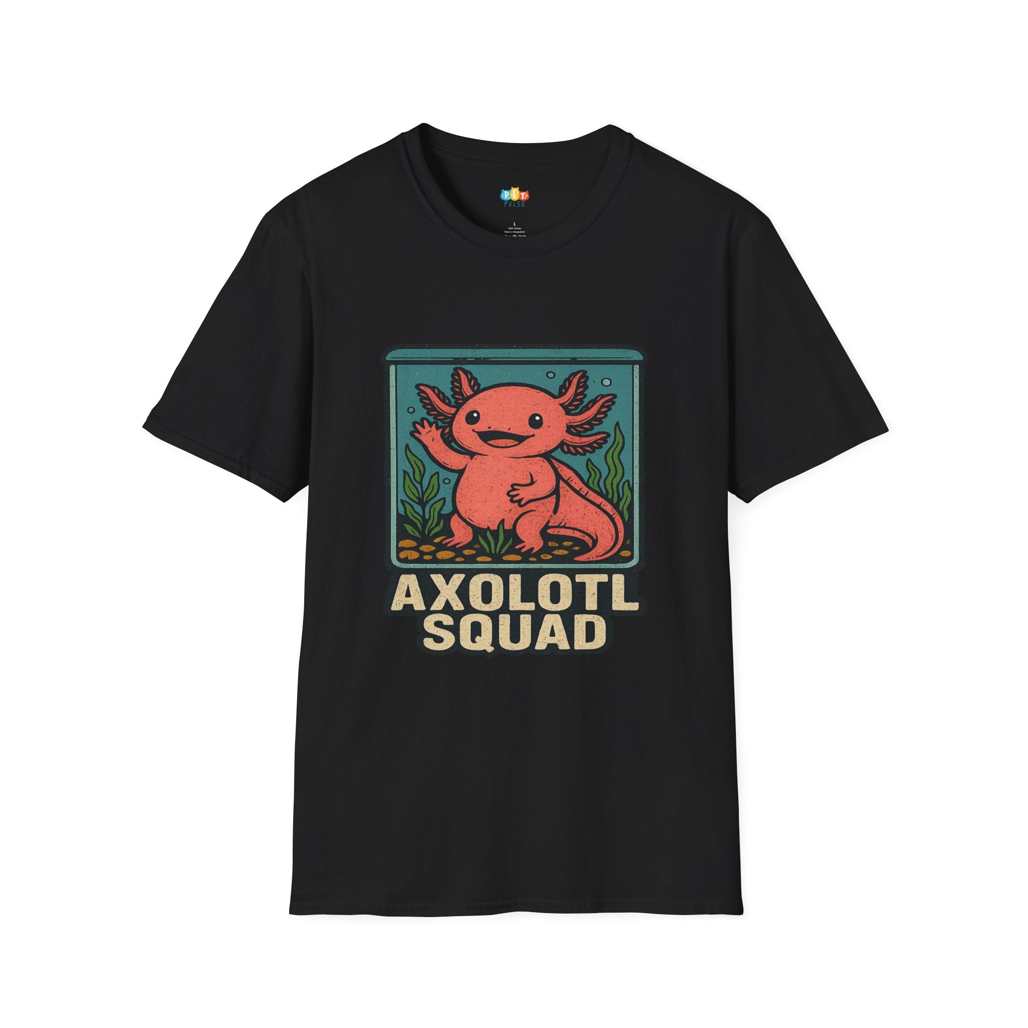 Axolotl Squad Cute Aquarium Pet T-Shirt - Funny Animal Lover Amphibian Tank Owner Aquatic Friend Tee