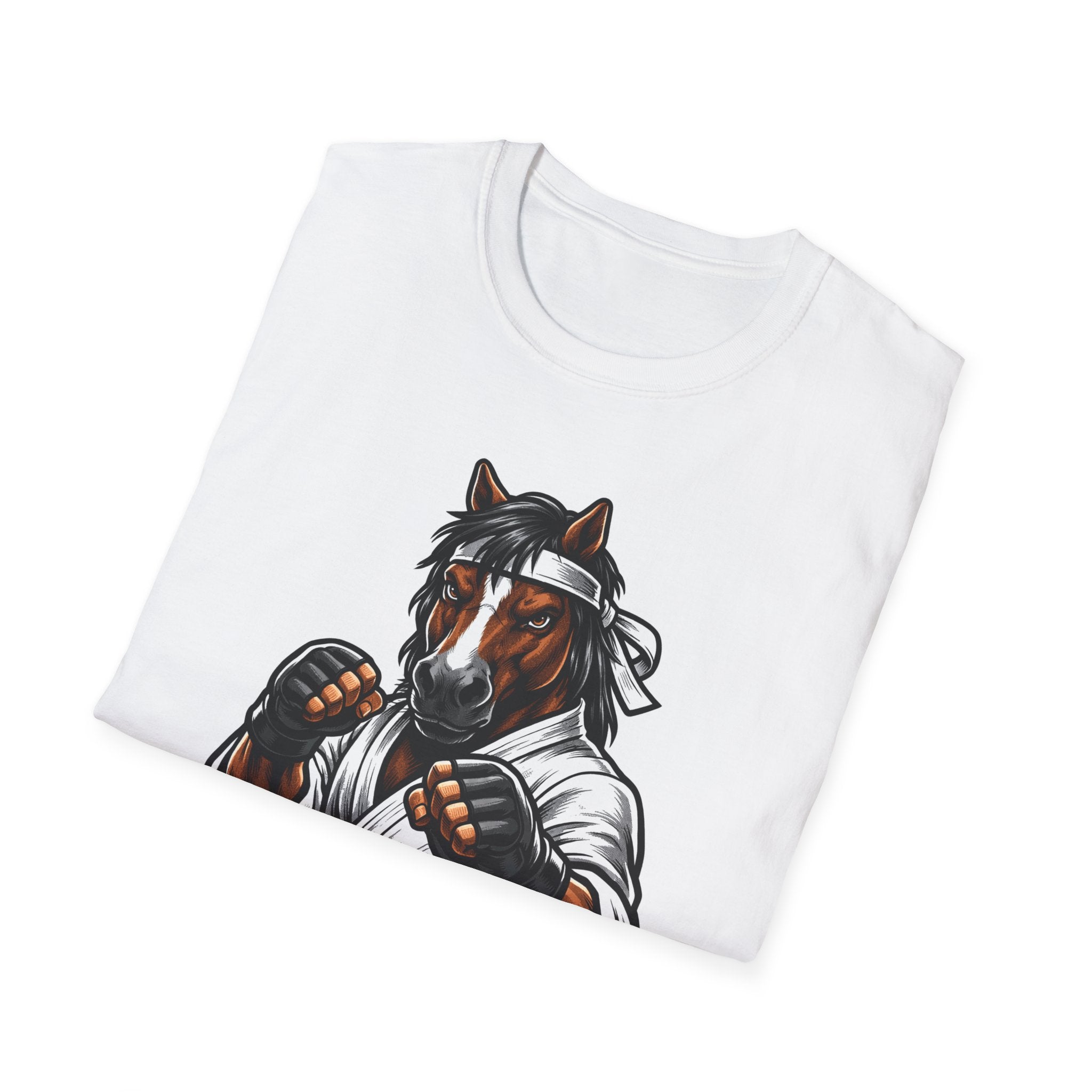 I Know Horse-Fu Action Hero Horse T-Shirt | Karate Martial Arts Horse Graphic Tee | Mane Event Collection by PetPulse