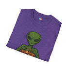 Sweet Tooth From Space Alien Halloween T-Shirt - Funny UFO Trick or Treat Candy Sci-Fi Tee