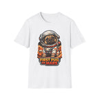 First Pug on Mars Funny Pug Astronaut T-Shirt | Cosmic Encounters Collection by PetPulse