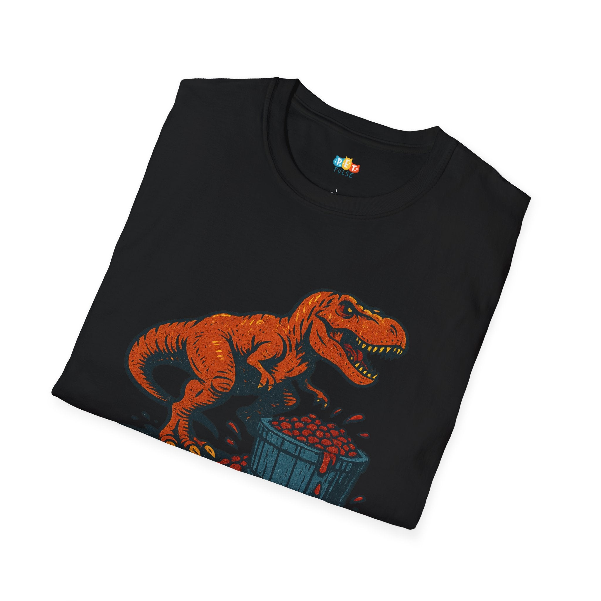 How Cranberry Sauce Used To Be Made Dinosaur Thanksgiving T-Shirt - Funny T-Rex Turkey Day Prehistoric Holiday Tee