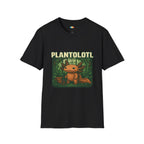 Plantolotl Plant Parent Axolotl T-Shirt - Funny Gardening Green Thumb Plant Lover Greenhouse Tee