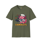 Cookolotl Chef Axolotl T-Shirt - Funny Cooking Gift Kitchen Chef Culinary Cook Food Lover Tee