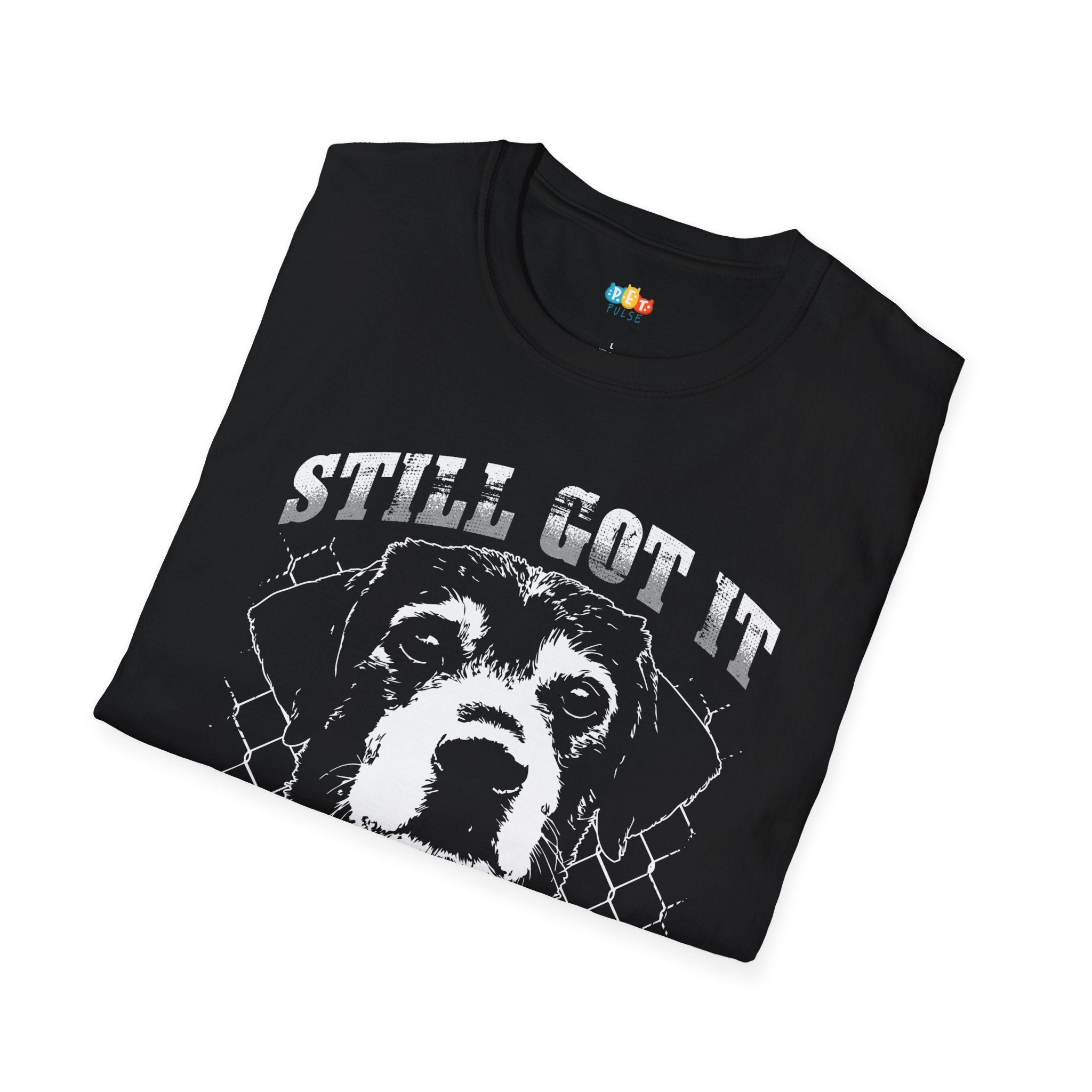 Still Got It But It's Slower T-Shirt - Funny Senior Pet Dog Cat Lover Aging Animals Veterinary Graphic Tee