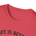 Cat With Slogan T-Shirt