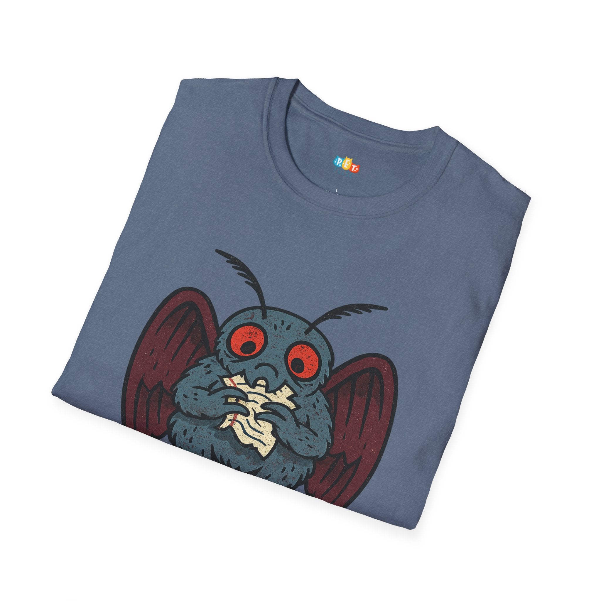 A Cryptid Ate My Homework T-Shirt - Funny Mothman Student School Excuse Legendary Creature Tee
