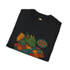 Silent Night Creature Christmas T-Shirt - Funny Holiday Dragon Sleeping Christmas Eve Cryptid Xmas Tee