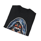 Doomscrolling Makes Nine Lives Feel Like Not Enough Funny Hooded Cat T-Shirt | Tech Pack Collection by PetPulse
