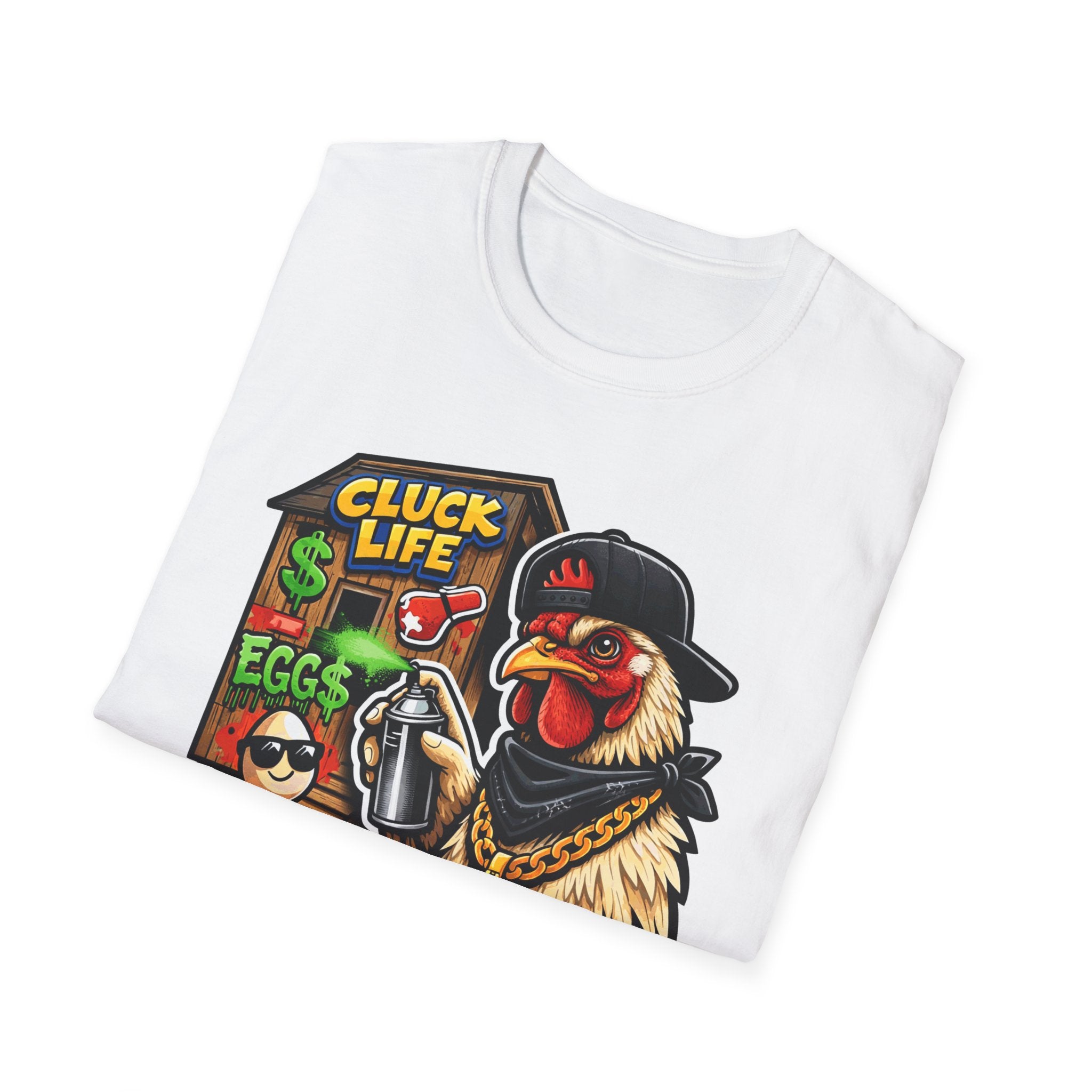 Our Thing Our Coop Funny Street Chicken T-Shirt | Graffiti Rooster Cluck Life Graphic Tee for Chicken Owners | PetPulse