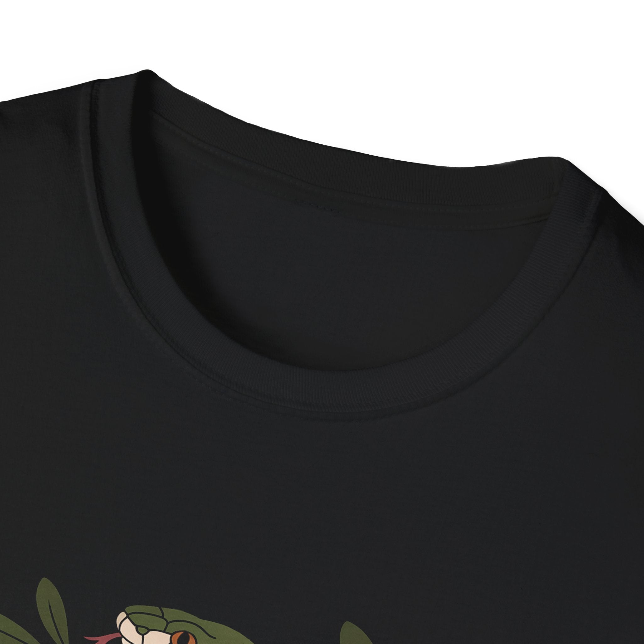 Botanical Snake T-Shirt — Earth Tone Serpent Graphic Tee