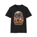 First Pug on Mars Funny Pug Astronaut T-Shirt | Cosmic Encounters Collection by PetPulse