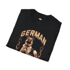 German Shepherd Dad T-Shirt - Funny Dog Owner Gift Loyal Guardian Pet Parent Breed Humor Tee