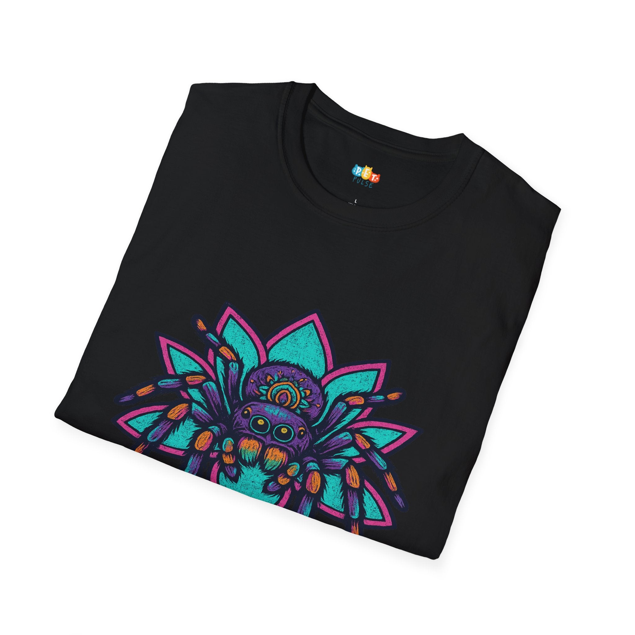 Zen Crawler Tarantula T-Shirt - Funny Mandala Spider Meditation Arachnid Pet Owner Gift Tee