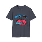 Napolotl Sleeping Axolotl T-Shirt - Funny Nap Sleep Tired Lazy Sleepy Rest Relaxation Tee