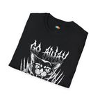 Fierce Gothic Cat Halloween T-Shirt - Metal Kitty Claws Horror Gothic Spooky Fall Graphic Tee