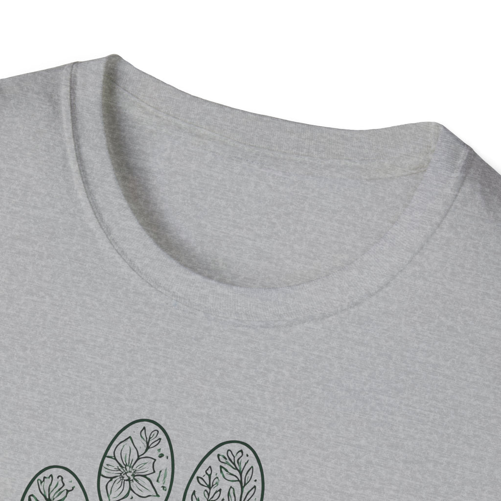 Floral Paw Print T-Shirt