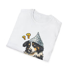 The Ball Was Never Thrown Funny Conspiracy Border Collie T-Shirt | Pet-Spiracy Theorist Collection by PetPulse