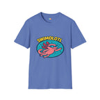 Swimolotl Athletic Axolotl Swimming T-Shirt - Funny Animal Pun Pool Swimmer Water Sports Fitness Tee