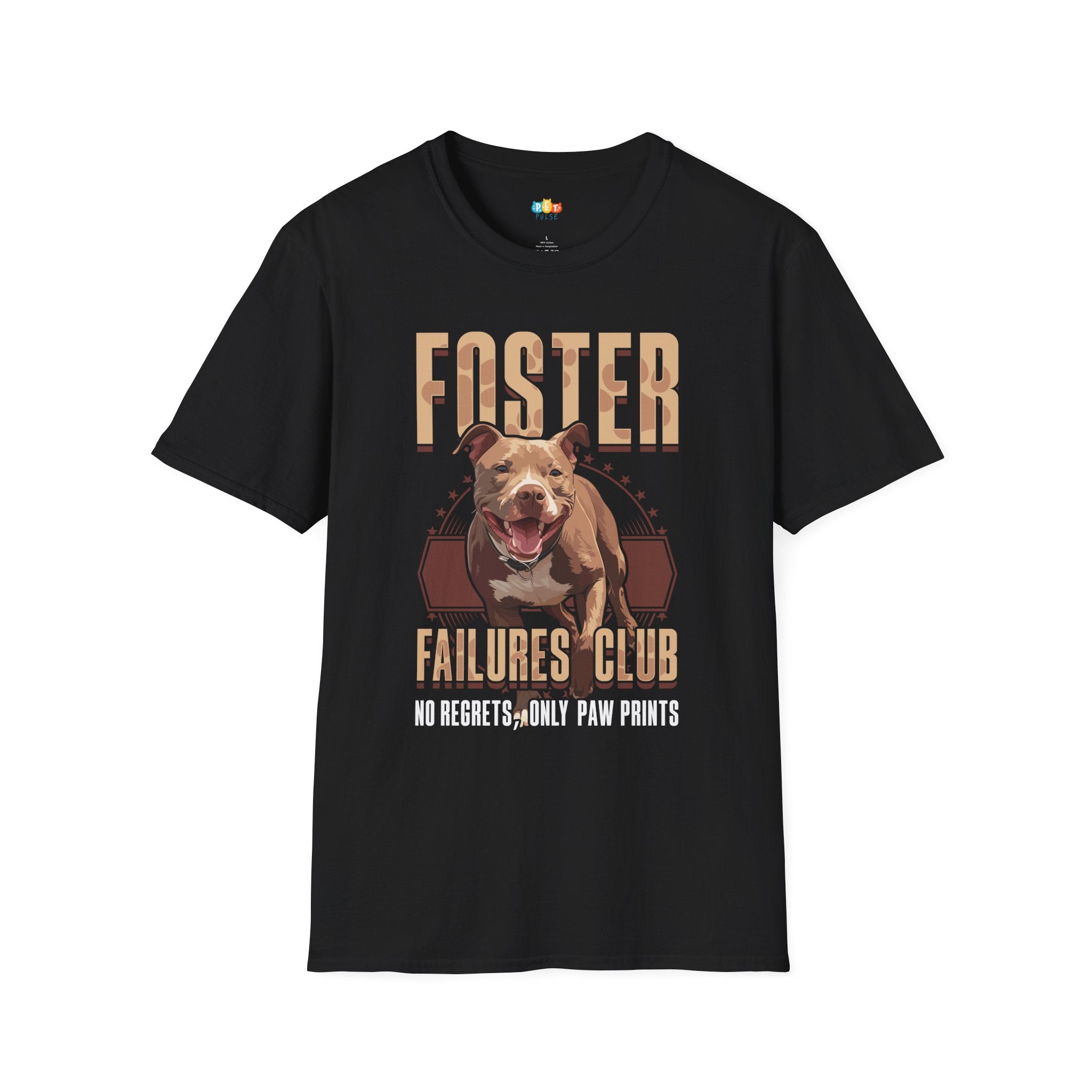 Foster Failures Club Pit Bull T-Shirt - Rescue Dog Parent Foster Fail Hero Graphic Tee