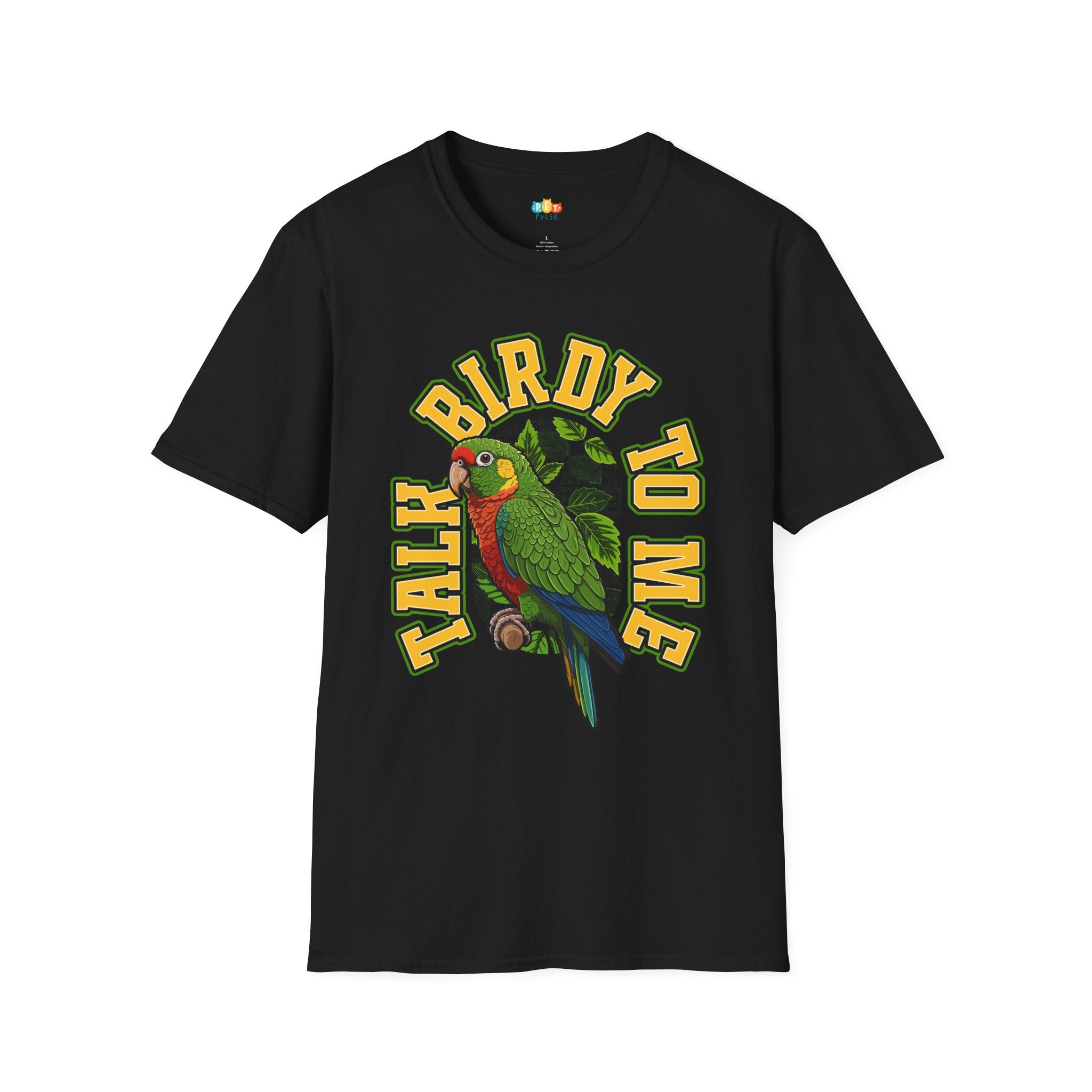Birdy Gym Parrot T-Shirt - Funny Pet Bird Owner Tropical Feather Lover Gift Tee