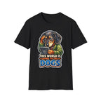 This World Is Going to the Dogs Funny Dachshund Tablet T-Shirt | Tech Pack Collection by PetPulse