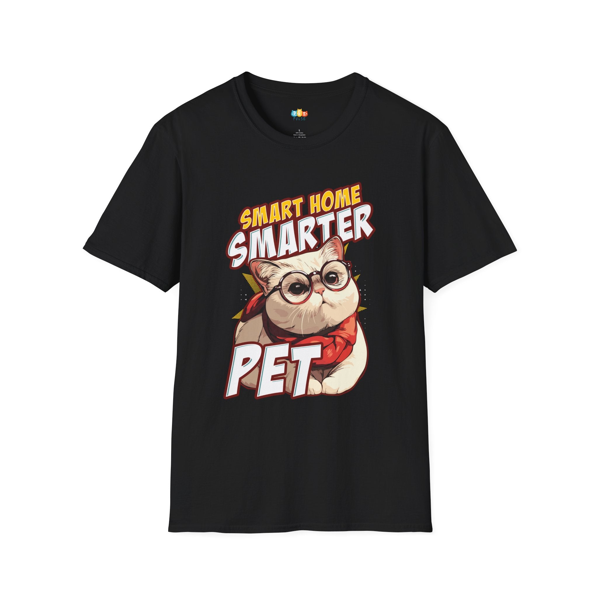 Smart Home Smarter Pet T-Shirt - Funny Pet Tech Enthusiast Gift Smart Pet Owner Technology Humor Tee