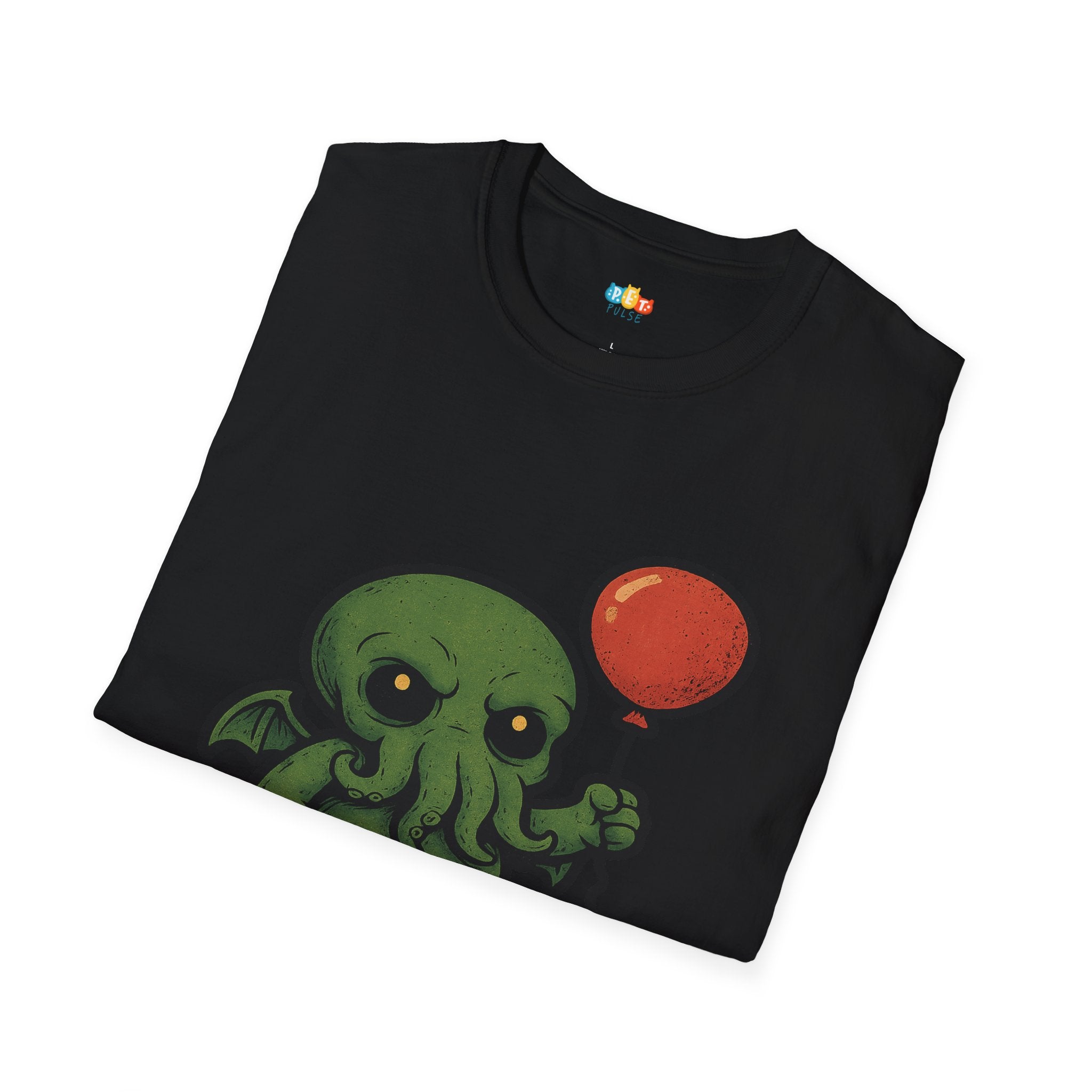 Tentacles and Hugs Cthulhu T-Shirt - Funny Cute Lovecraft Octopus Monster Horror Comedy Graphic Tee
