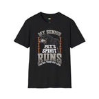 My Senior Pet's Spirit Runs Faster Than His Legs T-Shirt - Funny Aging Dog Cat Lover Veterinary Graphic Tee