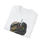 Operation Carrot Heist Action Hero Horse T-Shirt | Special Ops Tactical Black Horse Graphic Tee | Mane Event Collection by PetPulse